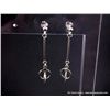 Image 2 : Poly Earring Display w/ 8 pair of Sterling Silver Earrings - 4 Solo  Weight: 16.6 Gams Retail: $160.