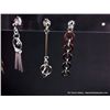 Image 3 : Poly Earring Display w/ 8 pair of Sterling Silver Earrings - 4 Solo  Weight: 16.6 Gams Retail: $160.