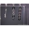 Image 8 : Poly Earring Display w/ 8 pair of Sterling Silver Earrings - 4 Solo  Weight: 16.6 Gams Retail: $160.