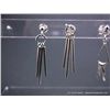 Image 2 : Poly Earring Display w/ 10 pair Sterling Silver Earrings Weight: 13.1 Grams Retail: $200.00