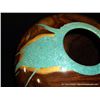 Image 10 : Eric Lima Acacia Wooden Bowl with Inlaid Turquoise Dust, 9" x 10" Retail: $3,600.00
