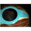 Image 11 : Eric Lima Acacia Wooden Bowl with Inlaid Turquoise Dust, 9" x 10" Retail: $3,600.00