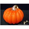 Image 2 : Glass Pumpkin, 7 1/2" x 8" Retail: $380.00