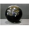 Image 2 : Hand Blown Black & Silver  Glass Vase, 10 1/2" Retail: $1,200.00