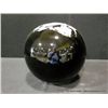 Image 3 : Hand Blown Black & Silver  Glass Vase, 10 1/2" Retail: $1,200.00