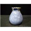 Image 4 : Blue Pottery Vase by Sage Mfg, 9" x 8" Retail: $105.00