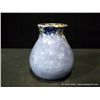 Image 4 : Blue Pottery Vase by Sage Mfg, 9" x 8" Retail: $105.00