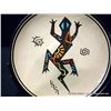 Image 2 : Lizard Design Pottery Plate with Stand by Jose Paredes, 6 1/4"