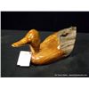 Image 2 : Wooden Carved Duck by Wayne Murray, 5" x 5" x 14" Retail: $275.00