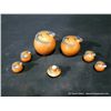 Image 1 : Lot: 7 Lizard Seed Pots by T.B. Zuni, 2 1/2", 2", & 1"