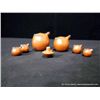 Image 2 : Lot: 7 Lizard Seed Pots by T.B. Zuni, 2 1/2", 2", & 1"