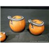 Image 5 : Lot: 7 Lizard Seed Pots by T.B. Zuni, 2 1/2", 2", & 1"