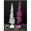 Image 8 : Lot: 2 Mini Table Top Christmas Trees