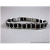 Image 1 : Stainless Steel Watch Band with Rubber Links Weight: 24.2 Grams Retail: $88.00