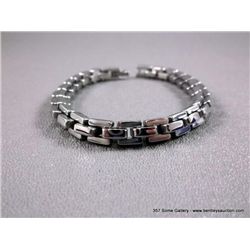 Polished Chain Link Stainless Steel Bracelet Weight: 36.1 Grams Retail: $119.00