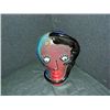 Image 1 : Chinese Hand-Blown Glass Face w/ Hair, Amber Glass Bulb 12"x7"x4 1/2" Retail: $750.00