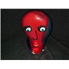 Image 1 : Hand-Blown Glass Face, In Form of an Amber Bulb 10"x6"x4" Retail: $750.00