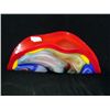 Image 1 : Blown Glass Clamshell Centerpiece-Chinese 10"x9"x24" Retail: $850.00
