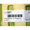 Image 2 : Green Dragonfly Design Ceramic Platter 3 1/4"x5"- World Market