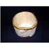 Image 3 : Pueblo Tom-Tom Drum w/ No Bottom 10 1/2"x13"- Wood and Cow Hide