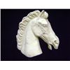 Image 4 : Bust of Molded Plaster Horse, on Stand, 14"x16"x5" Stand Adding 15" to it Retail: $990.00