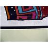 Image 2 : Serigraph on Stonhenge White Paper~Amado Pena~ "Vendedora" 32 1/2"x26 1/4" L.E. 87/300 Retail: $2,70