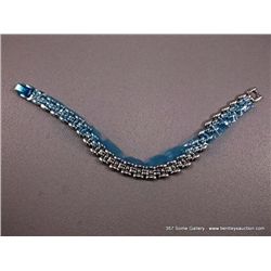 Polished Stainless Steel Small Link Bracelet Weight: 29.4 Grams