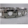 Image 2 : Polished Stainless Steel Large Link Bracelet Weight: 65.2 Grams