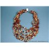 Image 2 : Multi Strand Necklace of Autumn Colored Stones Red Rock Carolina Weight: 236.3 Grams Retail: $195.00