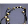 Image 5 : 3 Strand Brown Beaded Necklace w/ Cream Pearls 3pp34N Weight: 43.4 Grams Retail: $156.00