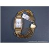 Image 1 : Liquid Gold Women's Quartz Watch w/ Clear Stones Weight: 40.9 Grams Retail: $225.00