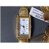 Image 2 : Liquid Gold Women's Quartz Watch w/ Clear Stones Weight: 40.9 Grams Retail: $225.00