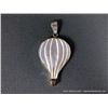 Image 1 : Mother of Pearl Sterling Silver Balloon Pendant- Marked D. Paquin Weight: 9.5 Grams Retail: $195.00