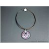 Image 2 : Multi-Colored Cord Necklace w/ Sterling and Purple Marble Pendant Weight: 34.9 Grams Retail: $295.00