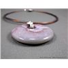 Image 4 : Multi-Colored Cord Necklace w/ Sterling and Purple Marble Pendant Weight: 34.9 Grams Retail: $295.00