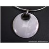 Image 3 : Sterling Silver Herring Bone Necklace w/ Mother of Pearl Pendant Weight: 35.2 Grams Retail: $320.00