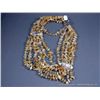 Image 8 : Multi-Strand Yellow Glass Beaded Necklace w/ 2 Stones Weight: 274.2 Grams Retail: $195.00