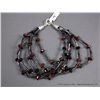 Image 1 : Multi-Strand Dark Brown Beaded Bracelet w/ Sterling Silver Clasp Weight: 13.6 Grams Retail: 449.00