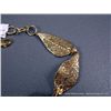 Image 3 : 14K Yellow Gold Plated Leaf Pattern Bracelet Weight: 10.1 Grams Retail: $135.00