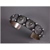 Image 1 : Sterling Silver Stamped Southwest Style Bracelet- Marked Arrow D Weight: 45.4 Grams Retail: $495.00
