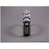 Image 5 : Sterling Silver Stamped Southwest Style Bracelet- Marked Arrow D Weight: 45.4 Grams Retail: $495.00