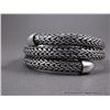 Image 2 : Sterling Silver Braided Cable Bracelet Weight: 138 Grams Retail: $1,200.00