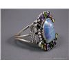 Image 2 : Sterling Silver Bracelet w/ Large Gem and Multi- Colored Gems Weight: 53.4 Grams Retail: $640.00