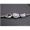 Image 7 : Sterling Silver Cable Bracelet w/ Clear Large CZ Stones Weight: 45.9 Grams Retail: $1,200.00