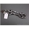 Image 8 : 18K Yellow Gold on Sterling Silver Bracelet w/ Amethyst Gems-Marked CS Weight: 26.2 Grams Retail: $6