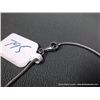 Image 10 : Sterling Silver Necklace w/ Amethyst, Opal and Clear Gems-Marked w/ Double Loop Weight: 18.3 Grams R