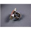 Image 4 : Sterling Silver Cross Ring w/ Inlaid Stones Sz- 7 3/4-Marked Rodney Coria Weight: 18.7 Grams Retail: