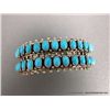 Image 2 : Sterling Silver Bracelet W/ Turquoise Stones- Marked Paul Livingston Weight: 75.4 Grams Retail: $595