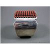 Image 5 : Navajo Sterling Silver Bracelet w/ Lapis/Coral Stones-Marked Paul Livingston Weight: 127.5 Grams Ret