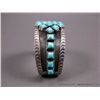 Image 3 : Sterling Silver Bracelet W/ Turquoise Stones- Marked NB Weight: 86.5 Grams Retail: $695.00